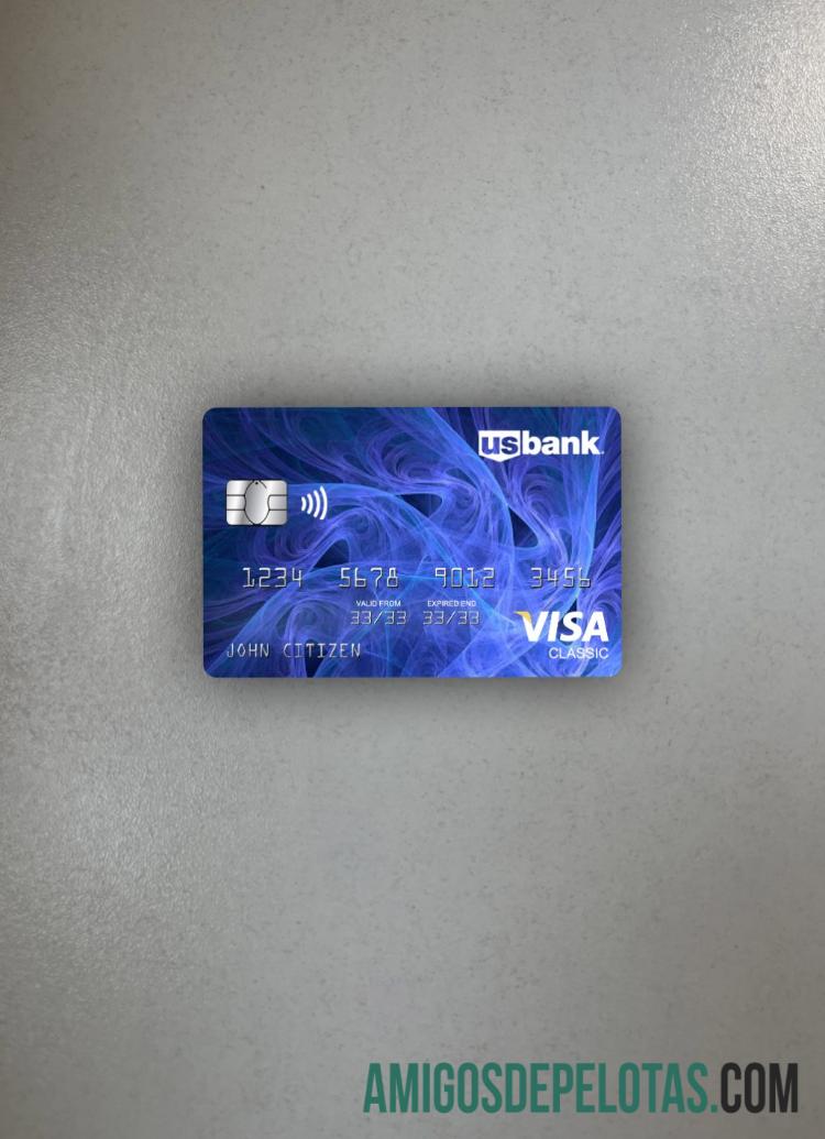 EUA Banco dos EUA Visa Classic Card Photolook Front baixar para verificação
